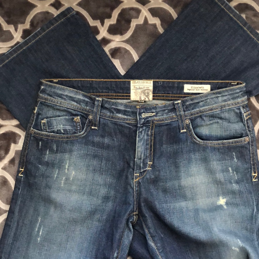 Dylan George Elizabeth Regular Rise Bootcut Jeans
